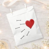 Pfeile zum Herzen Geschenktütchen (Ausgeschnitten)