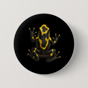 Pfeilgiftfrosch-Kletterdesign Realistischer Dschun Button