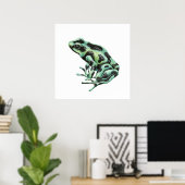 Pfeilgiftfrosch Poster (Heimbüro)