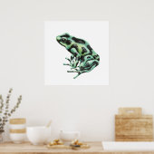 Pfeilgiftfrosch Poster (Küche)