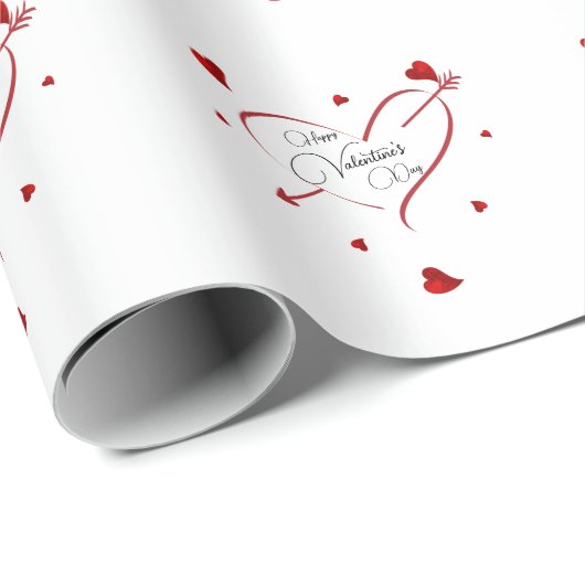 Pfeilherz Geschenkpapier (Rolleneckpunkt)