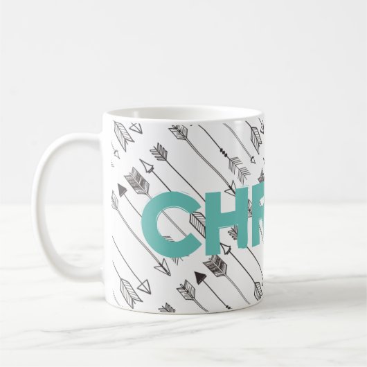 Pfeilkaffee-Tasse Kaffeetasse (Links)