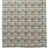 Pfeilmuster-Duschvorhang Native Boho Vibes Duschvorhang (Vorderseite)