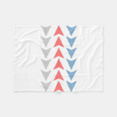 Pfeilmuster Fleecedecke (Vorderseite (Horizontal))