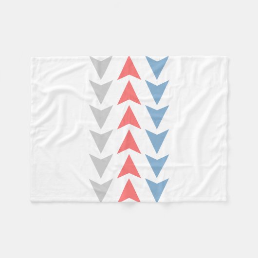 Pfeilmuster Fleecedecke (Vorderseite (Horizontal))