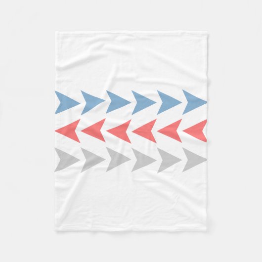 Pfeilmuster Fleecedecke (Vorderseite)
