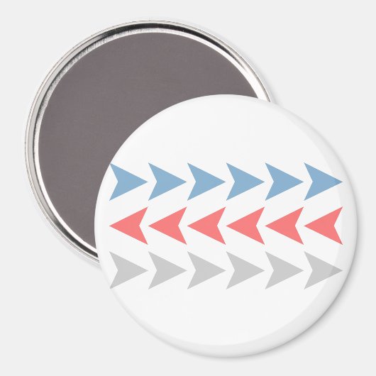 Pfeilmuster Magnet (Vorderseite/Rückseite)