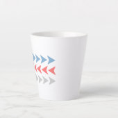 Pfeilmuster Milchtasse (Vorderseite)