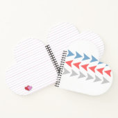 Pfeilmuster Notizblock (Innenseite)