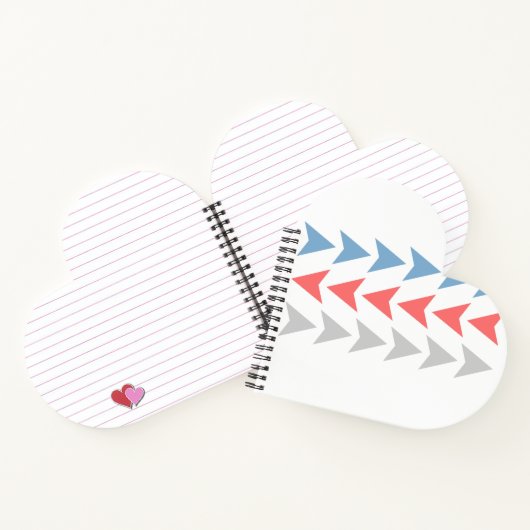 Pfeilmuster Notizblock (Innenseite)