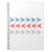 Pfeilmuster Notizblock (Vorderseite)