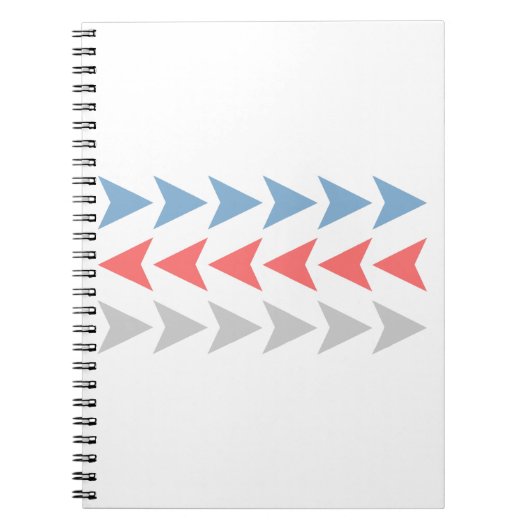 Pfeilmuster Notizblock (Vorderseite)