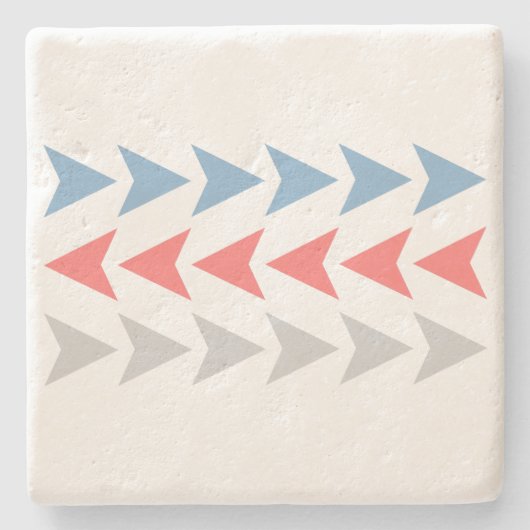 Pfeilmuster Steinuntersetzer (Vorderseite)