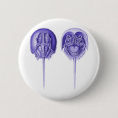 Pfeilschwanzkrebs Button (Vorderseite)