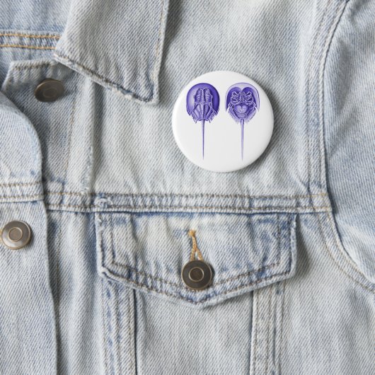 Pfeilschwanzkrebs Button (Beispiel)