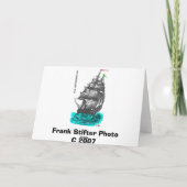 Pfeilschwanzkrebs-Gruß-Karte - Innere-freier Raum Karte (Rückseite)