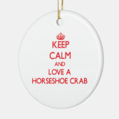 Pfeilschwanzkrebs Keramik Ornament (Links)