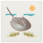 Pfeilschwanzkrebs Stoff (Nahaufnahme)