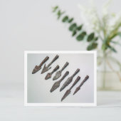 Pfeilspitzen, Eisenzeit (Eisen) Postkarte (Stehend Vorderseite)