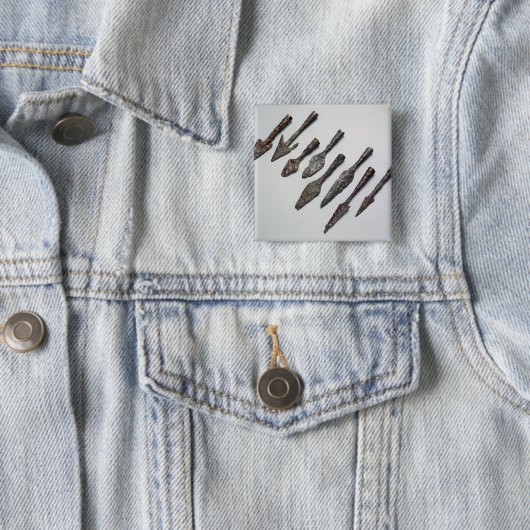 Pfeilspitzen, Eisenzeitalter (Eisen) Button (Beispiel)