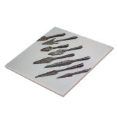 Pfeilspitzen, Eisenzeitalter (Eisen) Fliese (Seite)