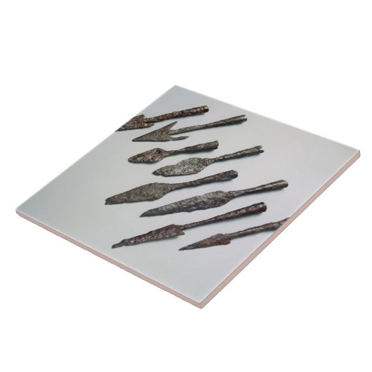 Pfeilspitzen, Eisenzeitalter (Eisen) Fliese (Seite)