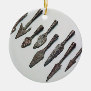 Pfeilspitzen, Eisenzeitalter (Eisen) Keramik Ornament