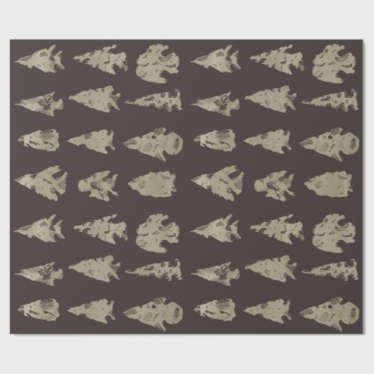 Pfeilspitzen Geschenkpapier (Flach)