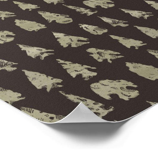 Pfeilspitzen Poster (Ecke)