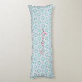 Pfeilspitzen Pow-wow Muster Thunder_Cove Seitenschläferkissen (Rückseite (Vertikal))