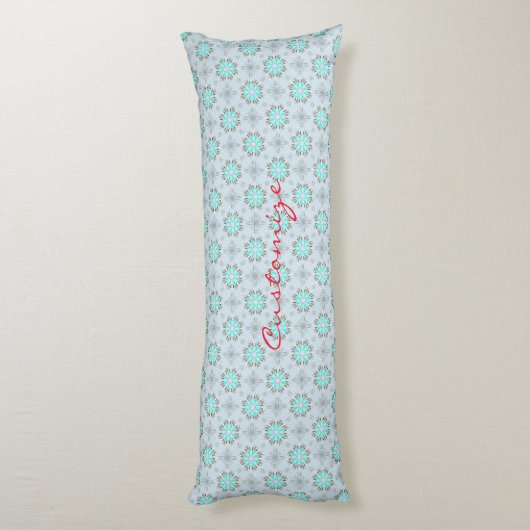 Pfeilspitzen Pow-wow Muster Thunder_Cove Seitenschläferkissen (Rückseite (Vertikal))