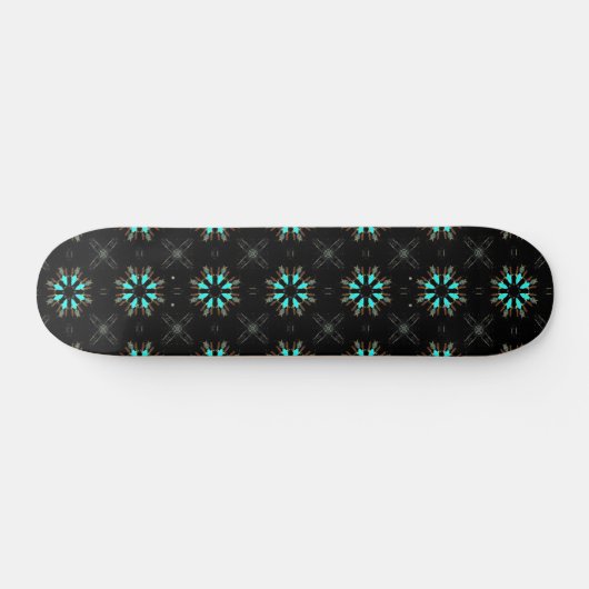 Pfeilspitzen Pow-wow Muster Thunder_Cove Skateboard (Horizontal)