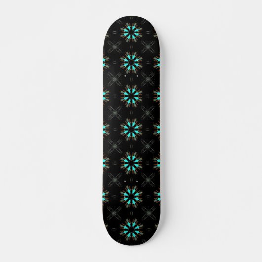Pfeilspitzen Pow-wow Muster Thunder_Cove Skateboard (Vorne)