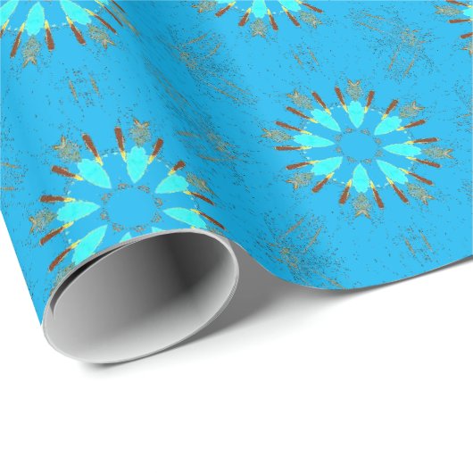 Pfeilspitzen Pow-wow Thunder_Cove Geschenkpapier (Rolleneckpunkt)