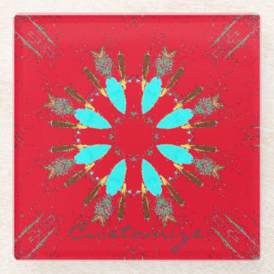 Pfeilspitzen Pow-wow Thunder_Cove Glasuntersetzer