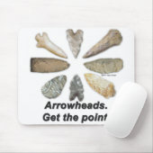 Pfeilspitzen-Punkte Mousepad (Mit Mouse)