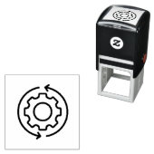 Pfeilstil gerecycelt Gänge Permastempel (Beispiel)