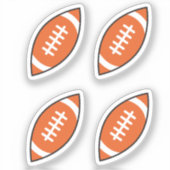 Pfeilwerfen der American Football Illustration Aufkleber (Vorderseite)