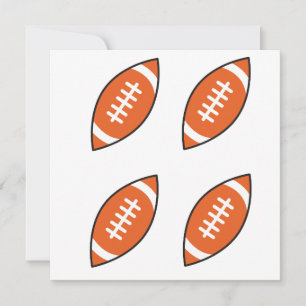Pfeilwerfen der American Football Illustration Einladung