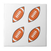 Pfeilwerfen der American Football Illustration Fliese (Vorderseite)