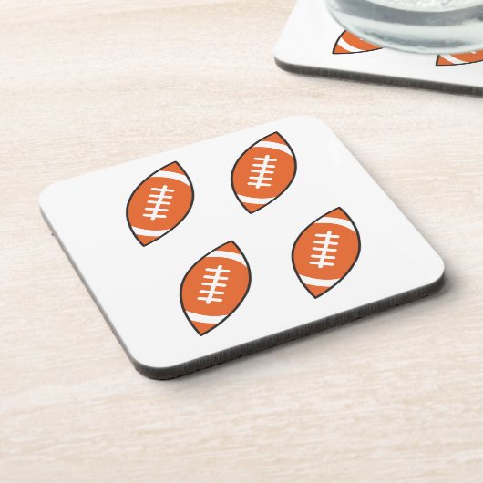 Pfeilwerfen der American Football Illustration Getränkeuntersetzer (Linke Seite)