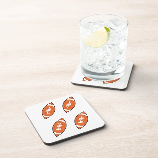 Pfeilwerfen der American Football Illustration Getränkeuntersetzer (Rechte Seite)