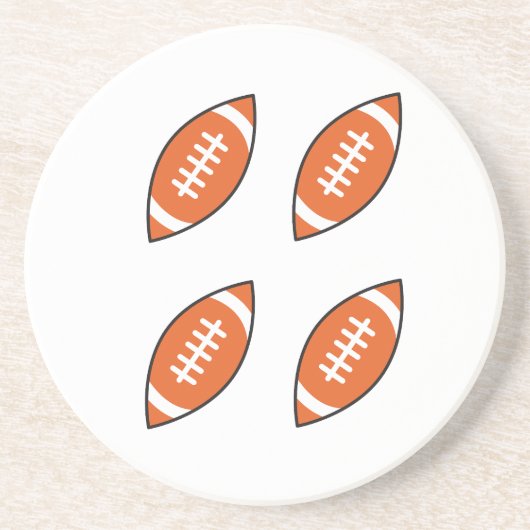 Pfeilwerfen der American Football Illustration Getränkeuntersetzer (Vorne)