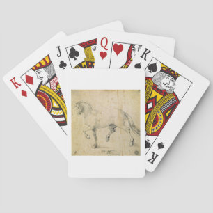 Pferd, 1503 (Feder und Tinte auf Papier) Spielkarten