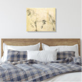 Pferd, 1503 (Stift und Tinte auf Papier) Leinwanddruck (Insitu (Schlafzimmer))