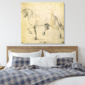 Pferd, 1503 (Stift und Tinte auf Papier) Leinwanddruck (Insitu (Schlafzimmer))
