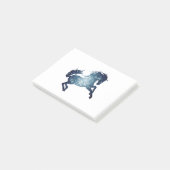 Pferd - 1 Galaxie Post-it Klebezettel (angewinkelt)