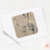 Pferd 2013 quadratischer aufkleber (Umschlag)