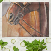 Pferd 2 küchentuch (Gefaltet)