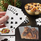 Pferd 2 spielkarten (In Situ)